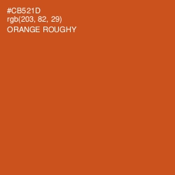#CB521D - Orange Roughy Color Image
